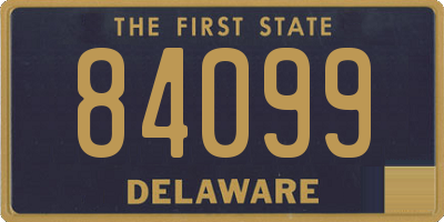 DE license plate 84099