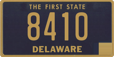 DE license plate 8410