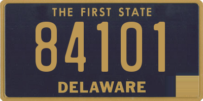 DE license plate 84101