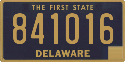 DE license plate 841016