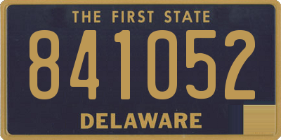 DE license plate 841052