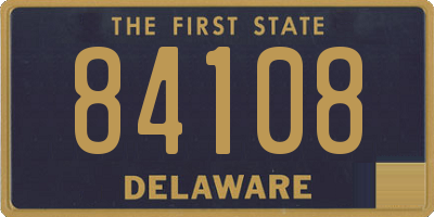 DE license plate 84108