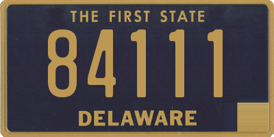 DE license plate 84111