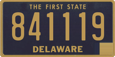 DE license plate 841119