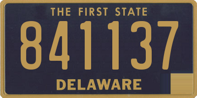 DE license plate 841137