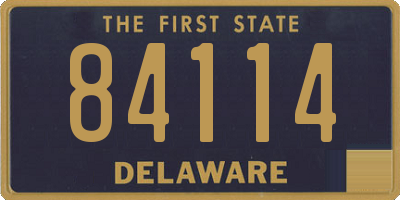 DE license plate 84114