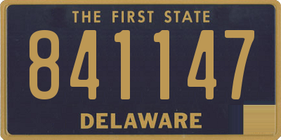 DE license plate 841147