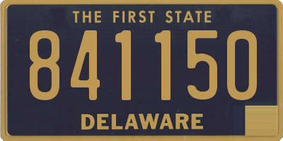 DE license plate 841150
