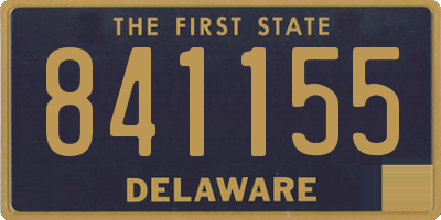 DE license plate 841155