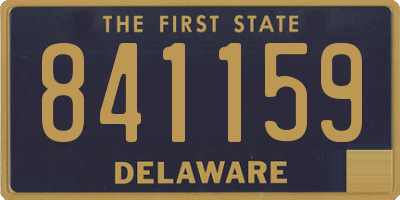DE license plate 841159