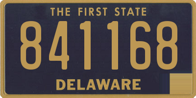 DE license plate 841168