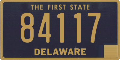 DE license plate 84117