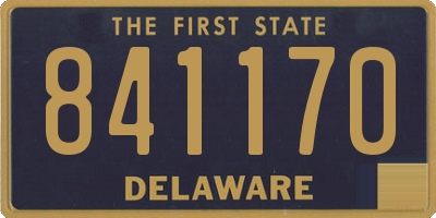 DE license plate 841170