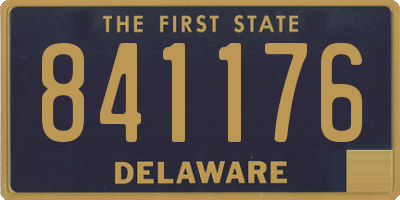 DE license plate 841176