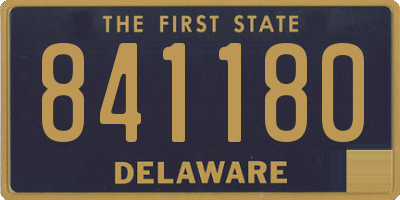 DE license plate 841180