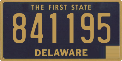 DE license plate 841195