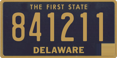 DE license plate 841211