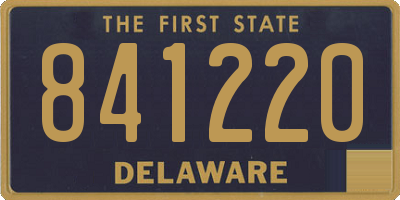 DE license plate 841220