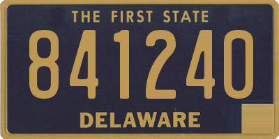 DE license plate 841240