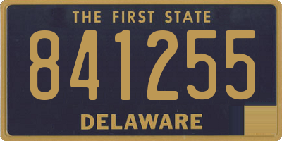 DE license plate 841255