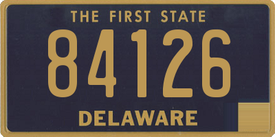DE license plate 84126
