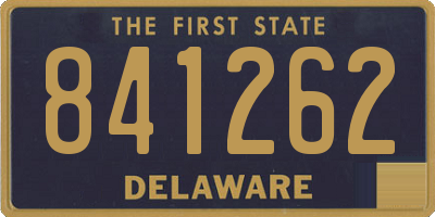 DE license plate 841262