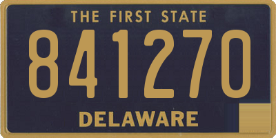 DE license plate 841270