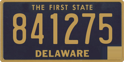 DE license plate 841275