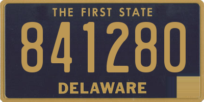 DE license plate 841280
