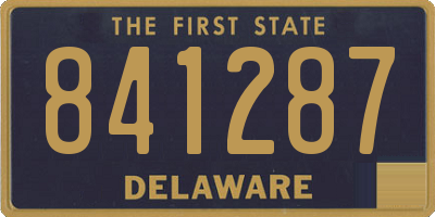 DE license plate 841287