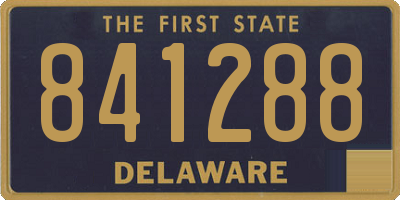 DE license plate 841288