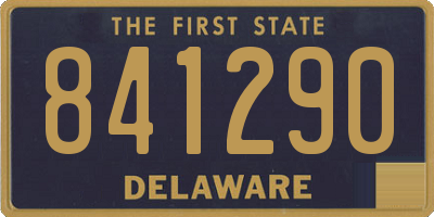 DE license plate 841290