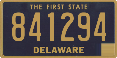 DE license plate 841294