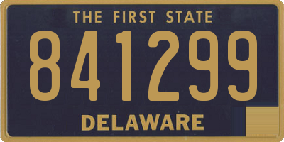 DE license plate 841299
