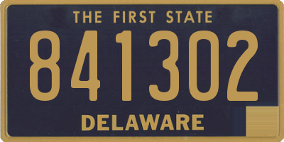 DE license plate 841302