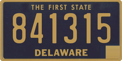 DE license plate 841315