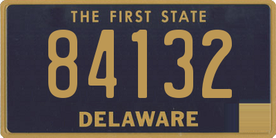 DE license plate 84132
