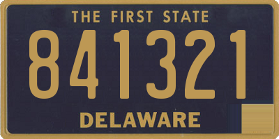 DE license plate 841321