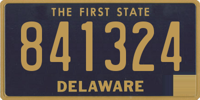 DE license plate 841324