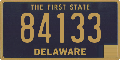 DE license plate 84133