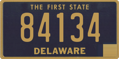DE license plate 84134