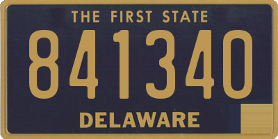 DE license plate 841340