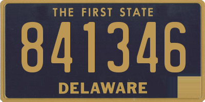 DE license plate 841346