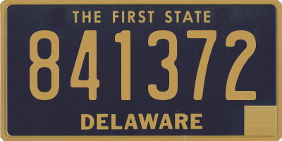 DE license plate 841372
