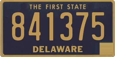 DE license plate 841375