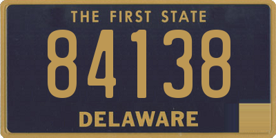 DE license plate 84138