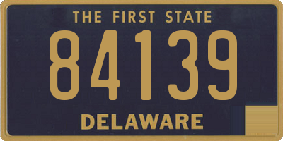 DE license plate 84139