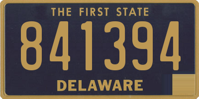 DE license plate 841394