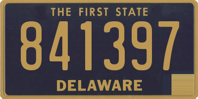 DE license plate 841397