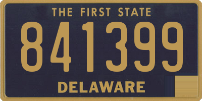 DE license plate 841399